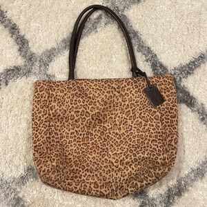 Neiman Marcus Leopard Print Tote Bag